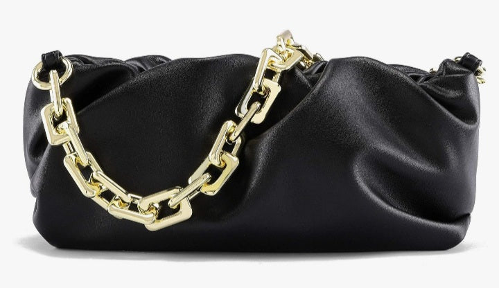 Cloud-Shaped Link Handbag